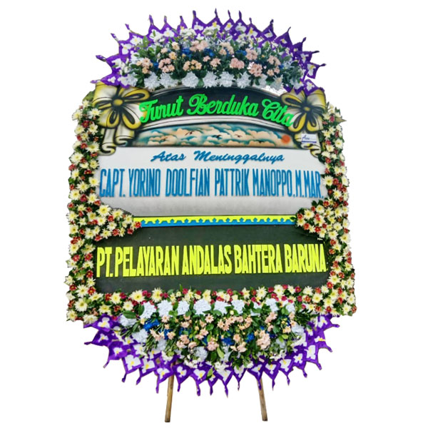 bunga papan salatiga turut berduka cita atas meninggalnya pelayaran andalas bahtera harga 2 juta